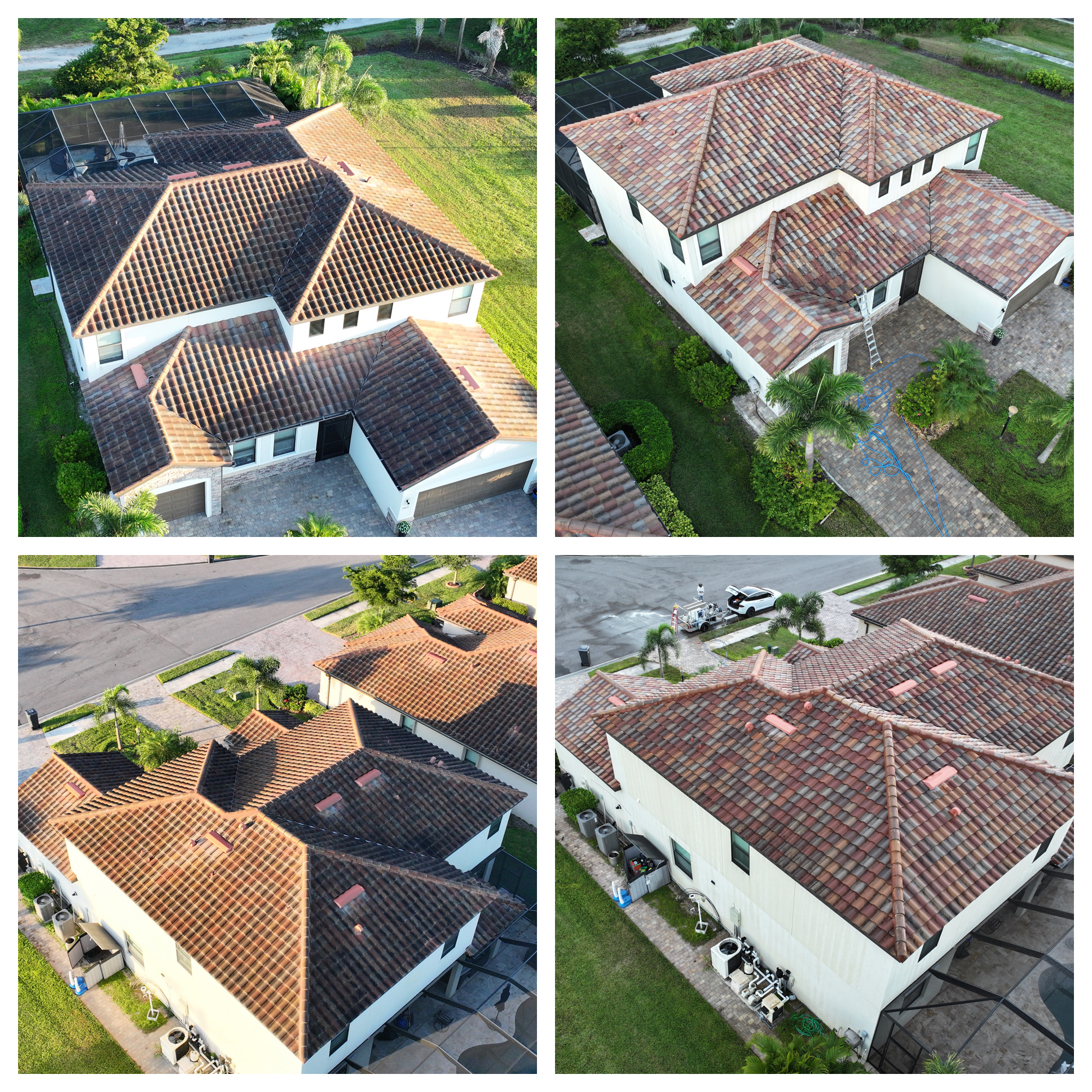 Before & After – Roof cleaning